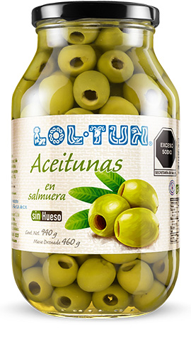 Aceitunas en Salmuera sin Hueso 940 g