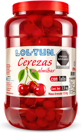 Cerezas en Almíbar con Tallo 3,5 kg