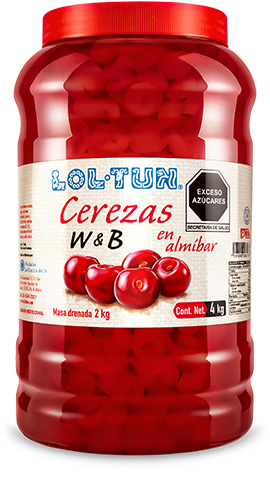 Cerezas en Almíbar sin Tallo 4 kg