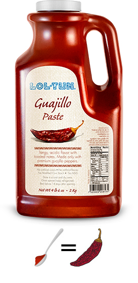 Guajillo Cooking Paste 4 lb. 6 oz. / 2kg